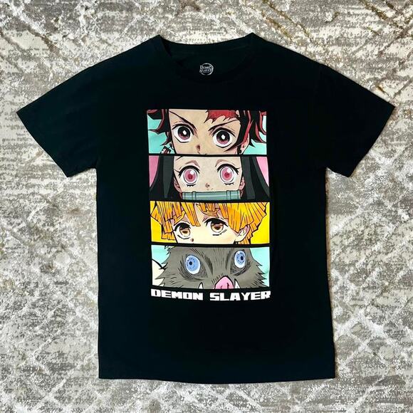 Demon Slayer Anime Eyes Graphic T-Shirt – Size S – Made in Honduras - Picture 1 of 6